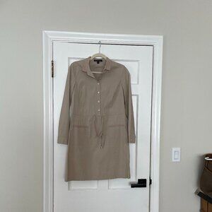 Brooks Brothers Tan Shirt Dress Size 6